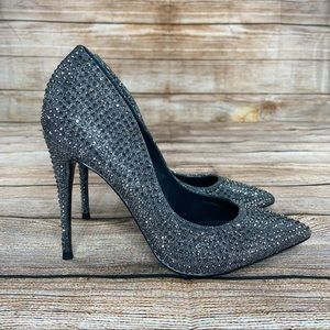 Steve Madden Daisie Heels Women Size 7 Rhinestones Heals - NEW